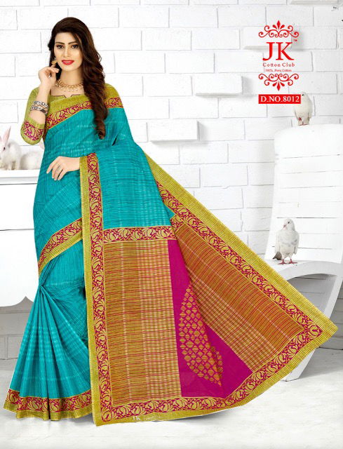 Jk Tulsi 8 Casual Daily Wear Cotton Printed Saree Collection